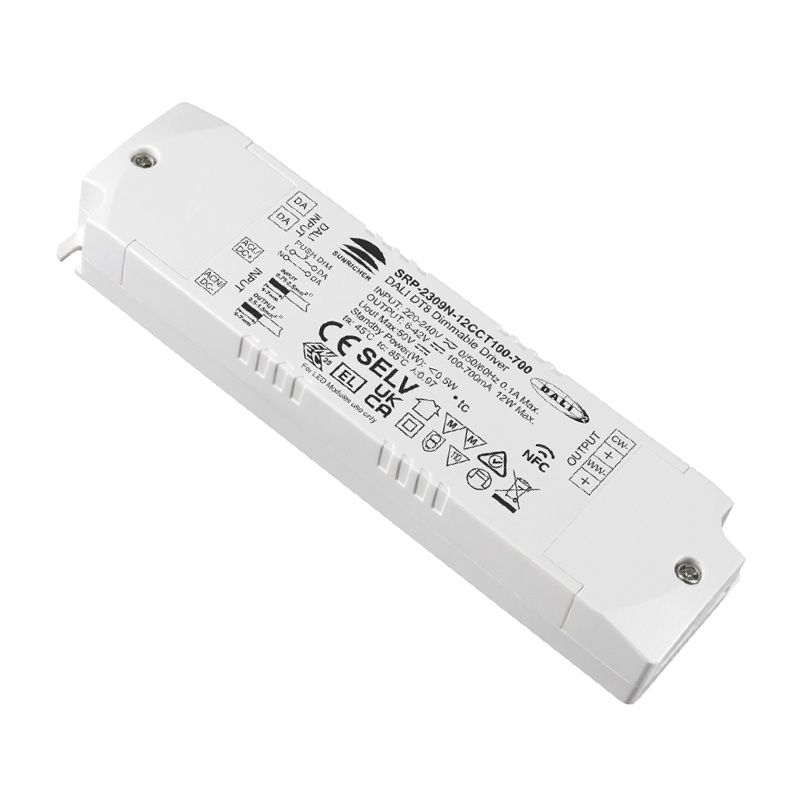 SRP-2309N-12CCT100-700 12 W CC NFC LED Tunable White DALI-Treiber
