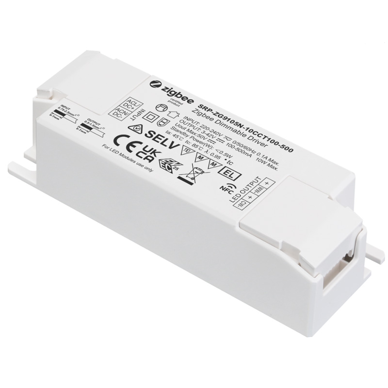 SRP-ZG9105N-10CCT100-500 CC 10W CCT Zigbee LED ovladač NFC