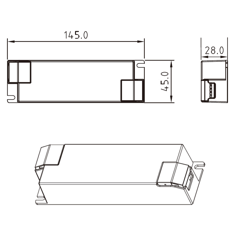 SRP-ZG9105N-45CCT500-1400 CC Zigbee CCT LED Dimmbarer Treiber NFC