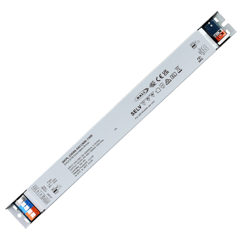 SRPL-2305N-50CC650-1300 50W CC DALI 2 DT6 NFC LED-Treiberversorgung SRPL-2305N-50CC650-1300 50W CC DALI 2 DT6 NFC LED-Treiberversorgung