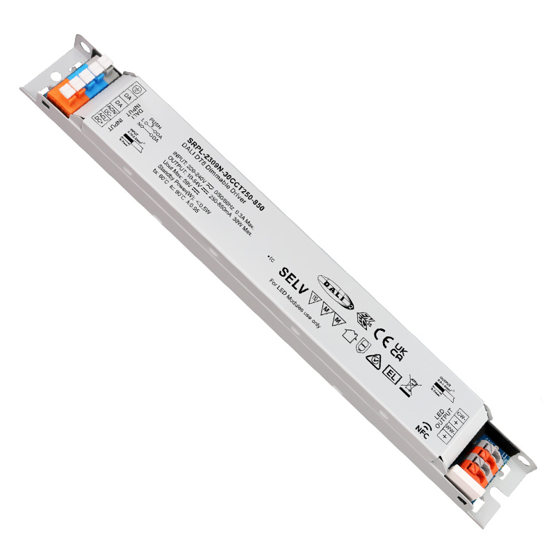 SRPL-2309N-30CCT250-850 30 W CC NFC DALI 2 CCT LED-Bandtreiber