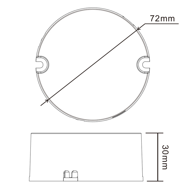SRPY-2309N-36CCT600-1200 36W CC CCT LED DALI NFC Treiberversorgung SRPY-2309N-36CCT600-1200 36W CC CCT LED DALI NFC Treiberversorgung