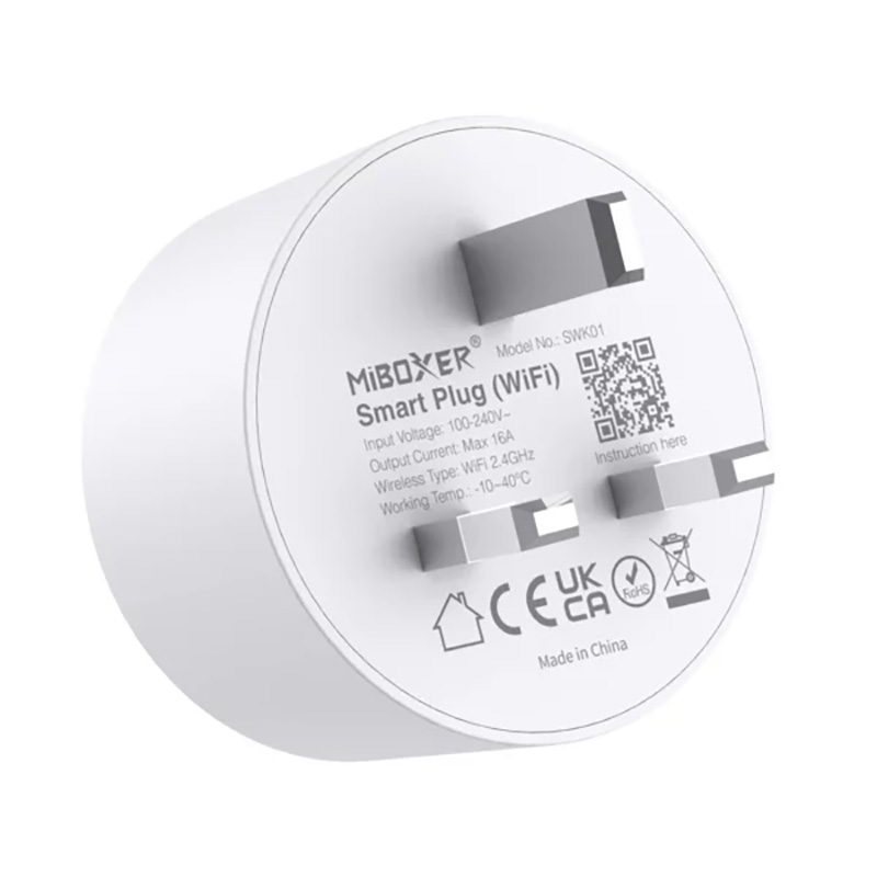 SWK01 16A Mini WiFi Tuya Smart Power Monitor Plug UK SWK01 16A Mini WiFi Tuya Smart Power Monitor Plug UK
