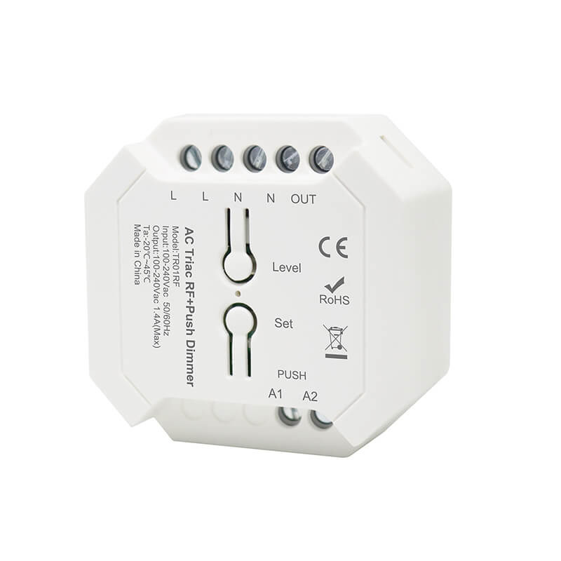 TR01RF RF Push Tuya AC Triac LED Dimmer Controller TR01RF RF Push Tuya AC Triac LED Dimmer Controller