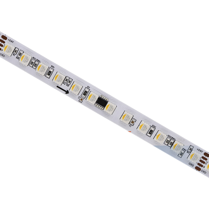 UCS512H 5050 LED 480LED 24VDC DMX adresovatelný RGBW pásek 12mm