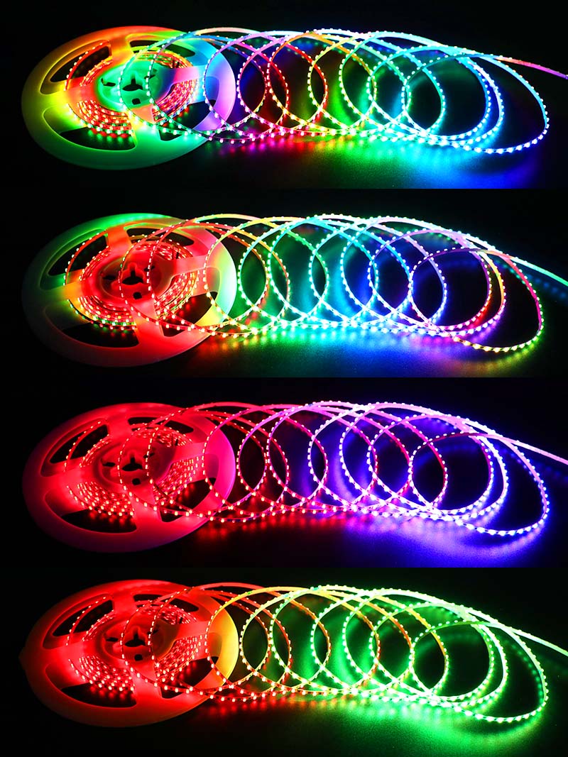 Ultra úzký adresovatelný LED pásek 2.7 mm
