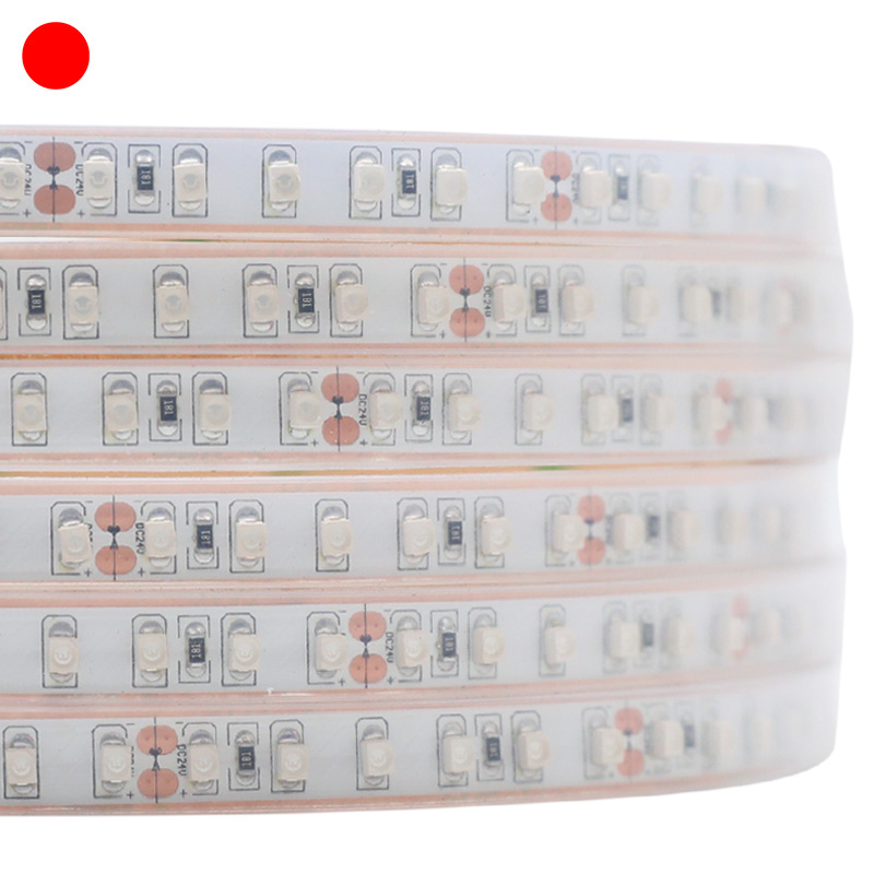 Jednotný 600 LED 8mm SMD3528 tmavě červený LED pásek 660 NM