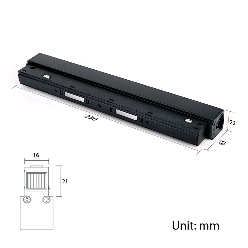 WZ-CX2010048N 100 W AC/DC magnetischer Schienenlichttreiber WZ-CX2010048N 100 W AC/DC magnetischer Schienenlichttreiber