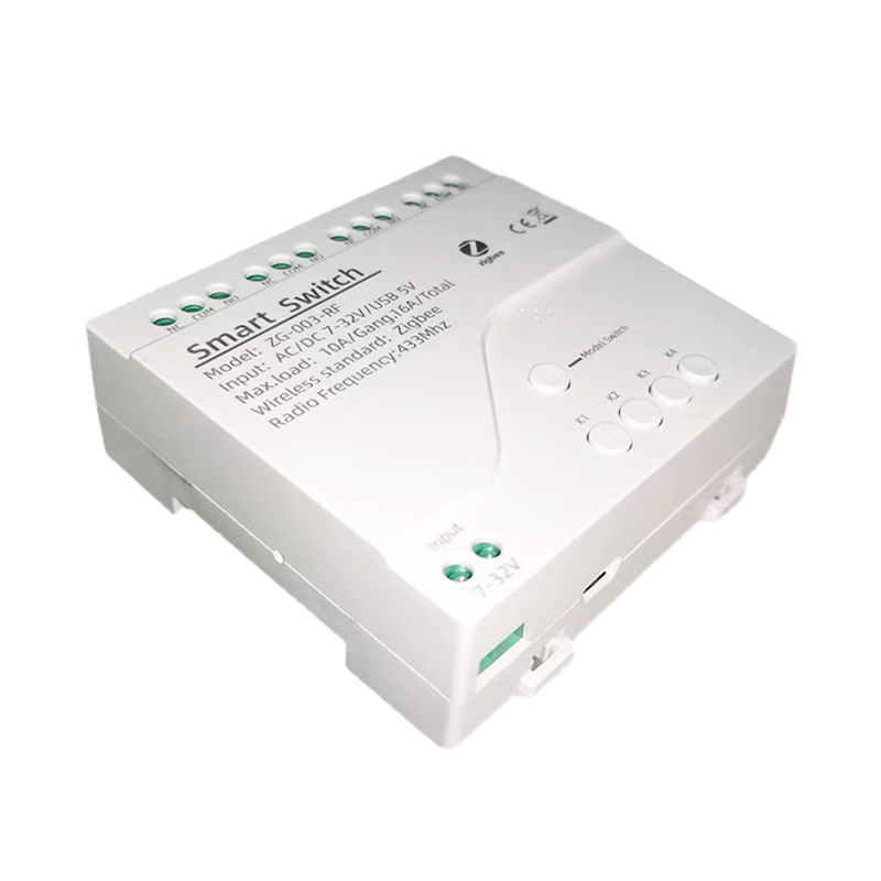 Zigbee 4 Gang Smart Switch Podpora APP / Voice / RF dálkové ovládání Zigbee 4 Gang Smart Switch Podpora APP / Voice / RF dálkové ovládání