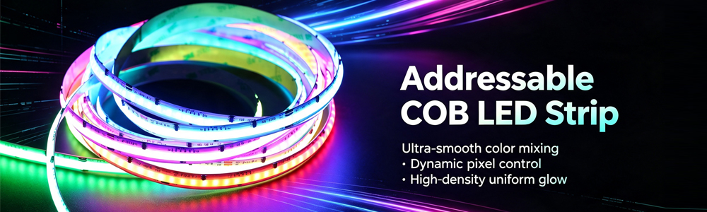 Addressable COB LED Strip Lighting | SuperLightingLED
