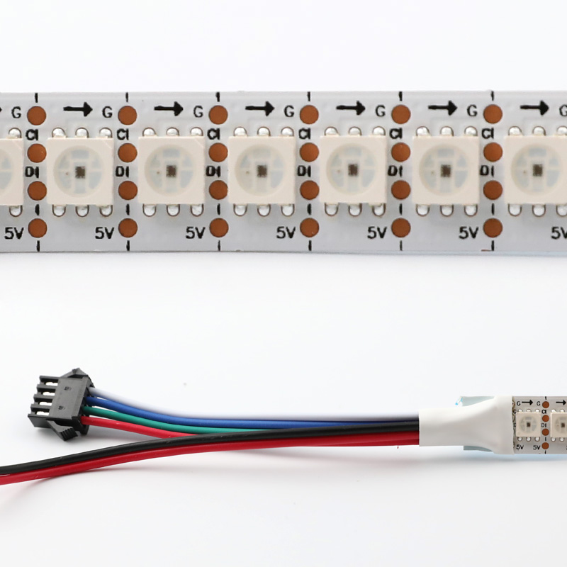 APA102 RGB DC5V 144LEDs/m Addressable RGB Led Strip - 1m/3.28 ft per roll APA102 RGB DC5V 144LEDs/m Addressable RGB Led Strip - 1m/3.28 ft per roll