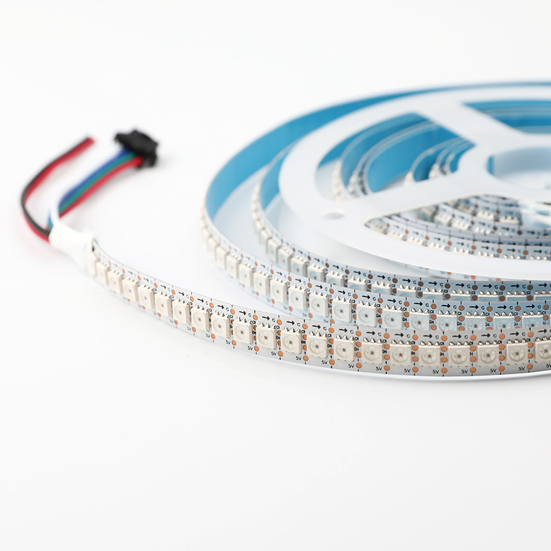 APA102 RGB DC5V 144LEDs/m Addressable RGB Led Strip - 1m/3.28 ft per roll APA102 RGB DC5V 144LEDs/m Addressable RGB Led Strip - 1m/3.28 ft per roll