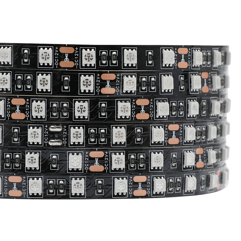 Black PCB SMD5050 12 Volt 940 nm Infrared Strip Lighting 300 940nm IR LEDs