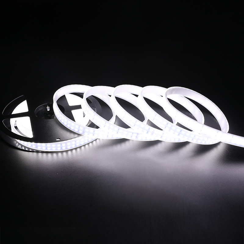 Zweireihige, superhelle Serie, DC12/24 V, 3528 SMD, 1200 LEDs, flexible LED-Lichtleisten, wasserdicht IP67 für den Außenbereich, 16.4 Fuß pro Rolle im Angebot Zweireihige, superhelle Serie, DC12/24 V, 3528 SMD, 1200 LEDs, flexible LED-Lichtleisten, wasserdicht IP67 für den Außenbereich, 16.4 Fuß pro Rolle im Angebot