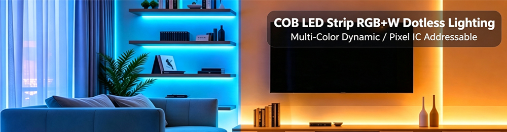 Dotless Cob RGBW LED Strip Lighting | SuperLightingLED