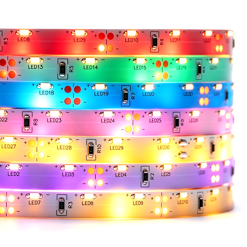 Static Colored 335 SMD Side Lighting LED Strip 60LEDs/m
