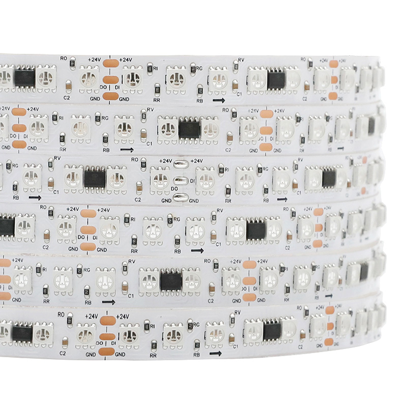 5m konzistentní dynamický 96LED/m 5050 24V UCS1903N RGB IC LED pásek