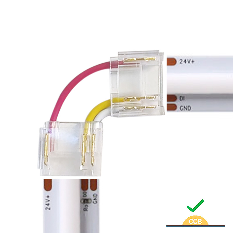 Crimp-Isolationspiercing-Eckverbinder für LED-Streifen, 3-polig