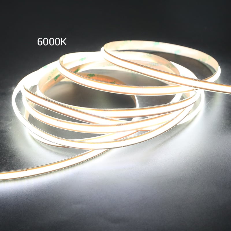 Custom-Fit Cutting COB LED Strip White Ambiant Lighting Custom-Fit Cutting COB LED Strip White Ambiant Lighting