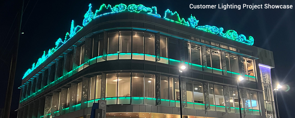 Customer LED Strip Lighting Project From SuperLightingLED