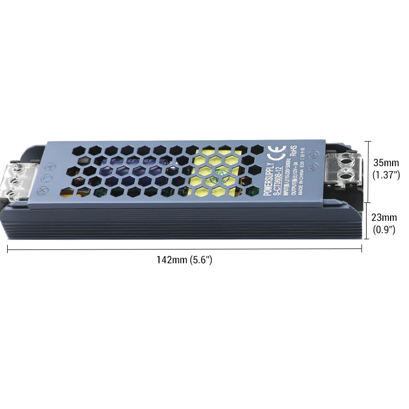 DC12V 60W 5A LED Ultra Slim switching power supply for Dream color LED Strip lights, Garden lighting, dance lighting DC12V 60W 5A LED Ultra Slim switching power supply for Dream color LED Strip lights, Garden lighting, dance lighting