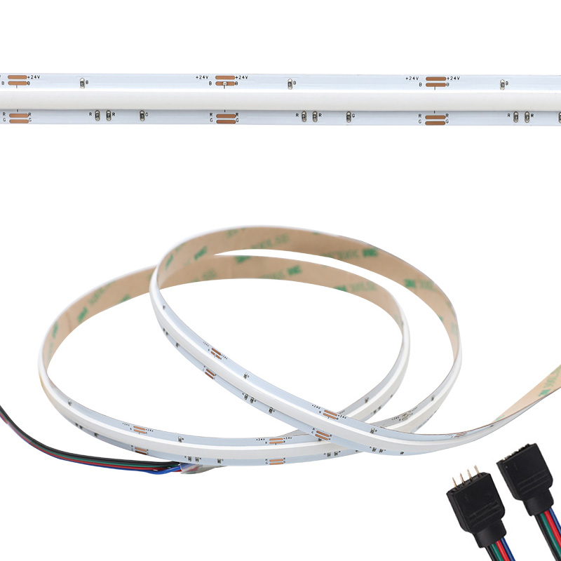 24V Ultra Bright Rgb LED pásek Nejhustší čipy 1080/m na desce Focus Beam Cob Tape Light 24V Ultra Bright Rgb LED pásek Nejhustší čipy 1080/m na desce Focus Beam Cob Tape Light