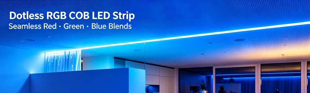 Dotless Cob RGB LED Strip Lighting | SuperLightingLED