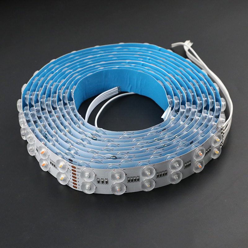 30mm Super Wide RGBWC Optical Lens LED Diffused Strip Light (24V) 30mm Super Wide RGBWC Optical Lens LED Diffused Strip Light (24V)