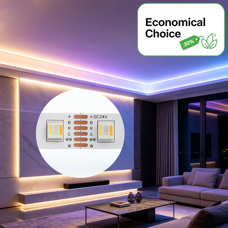 Economical 24-Volt CRGBW Versatile LED Strip Light Economical 24-Volt CRGBW Versatile LED Strip Light