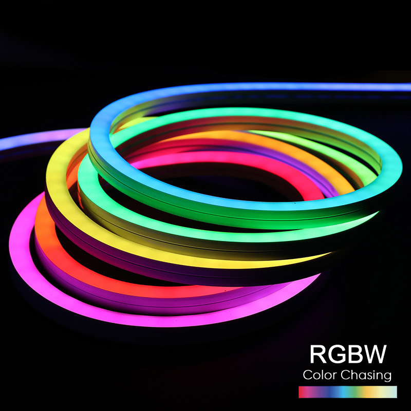 Exteriér 12V individuálně adresovatelný RGBW IC Custom Neon Flex LED pásek 16x16mm