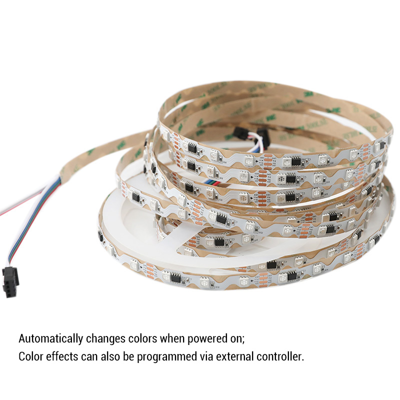 12V GS8206 Auto RGB Color Changing Cobra Light Strip