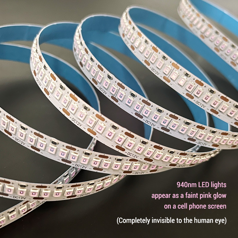 High IR Emittance SMD2835 940nm IR LED Strip Light High IR Emittance SMD2835 940nm IR LED Strip Light