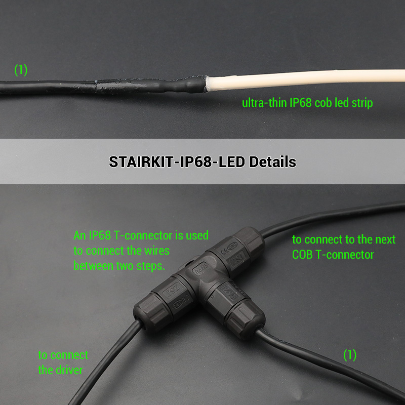 Intelligent Outdoor Stair Step Lights Neon Like LED Deck Strip Lighting Kit Intelligent Outdoor Stair Step Lights Neon Like LED Deck Strip Lighting Kit