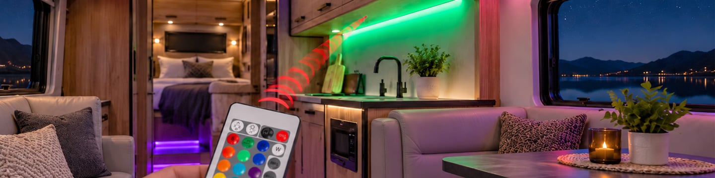 IR Remote RGB Strip Lighting Control