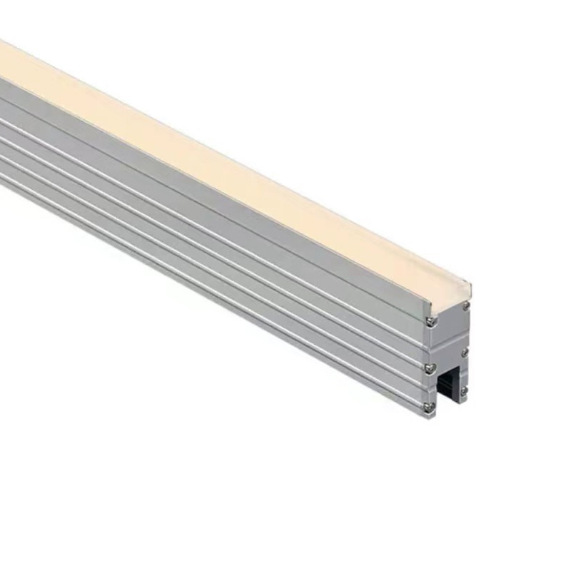 Lineare Bodenbeleuchtung für den Außenbereich, Farbwechsel, DMX RGBW, LED-Lichtleiste