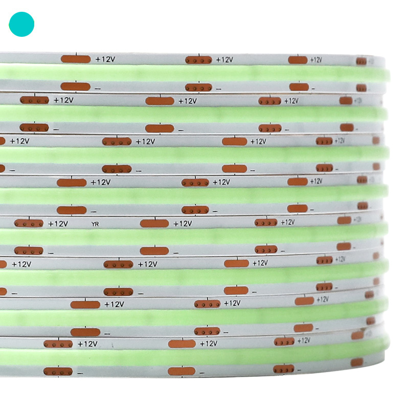 DC24V 16.4Ft 90CRI 2560 Chips Marrs Green Flexible COB LED Strip Lights DC24V 16.4Ft 90CRI 2560 Chips Marrs Green Flexible COB LED Strip Lights