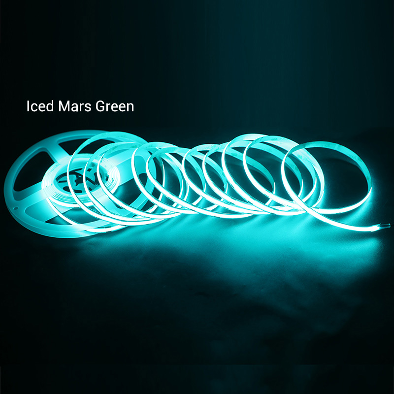 DC24V 16.4Ft 90CRI 2560 Chips Marrs Green Flexible COB LED Strip Lights DC24V 16.4Ft 90CRI 2560 Chips Marrs Green Flexible COB LED Strip Lights