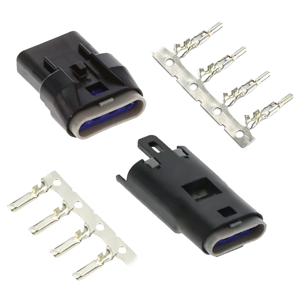 Molex 4-Pin Wire to Wire Plug Connector Set