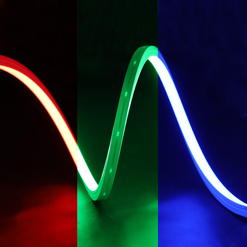 13x13mm One Piece Mini LED Neon RGB Lanové světlo Venkovní řezatelné