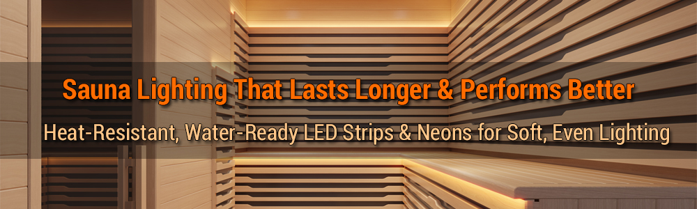 SuperLightingLED™ Sauna-Ready LED Strips & Neon Flex