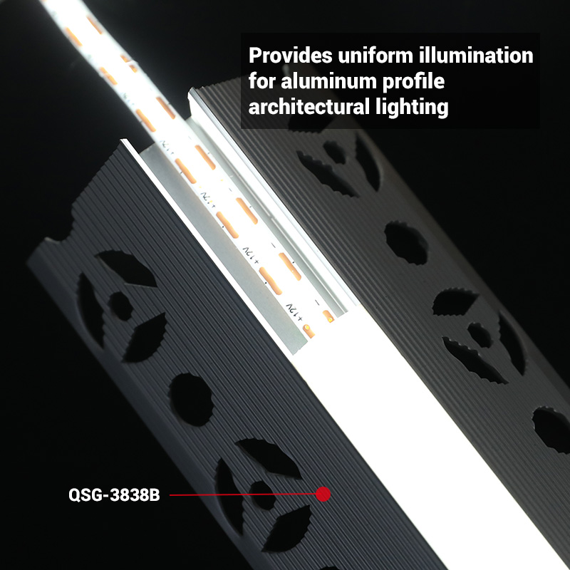 12V Ultra Slim 5mm COB Color Temp LED Strip Light For Aluminum Profiles