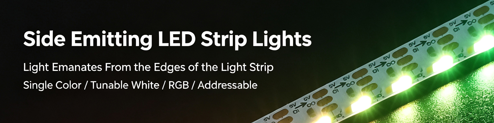 Side Emitting LED Strip Lighting | SuperLightingLED