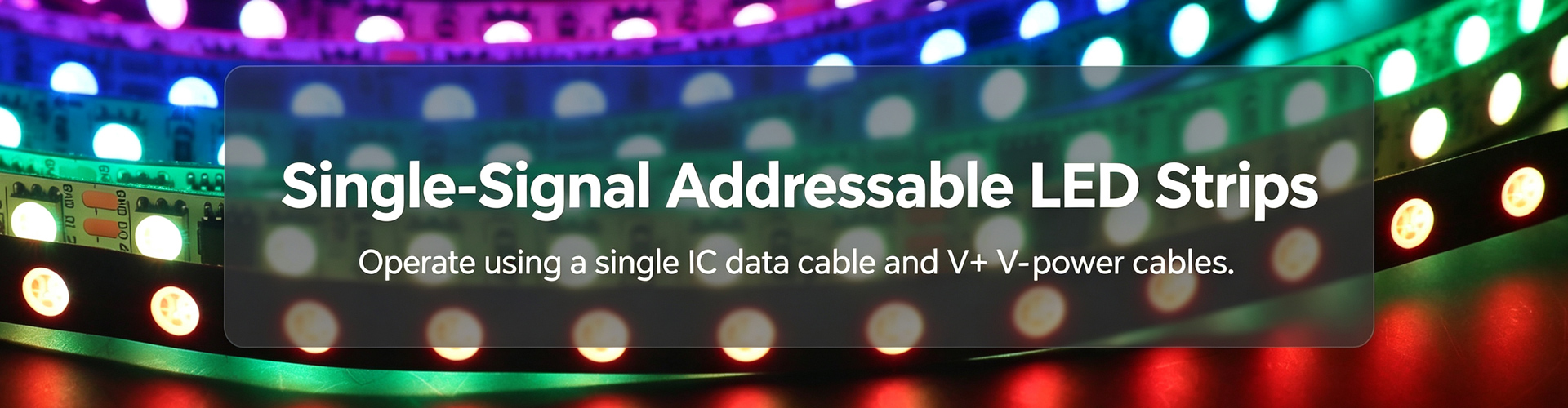Single-Signal Addressable LED Strips - The Basic IC Type