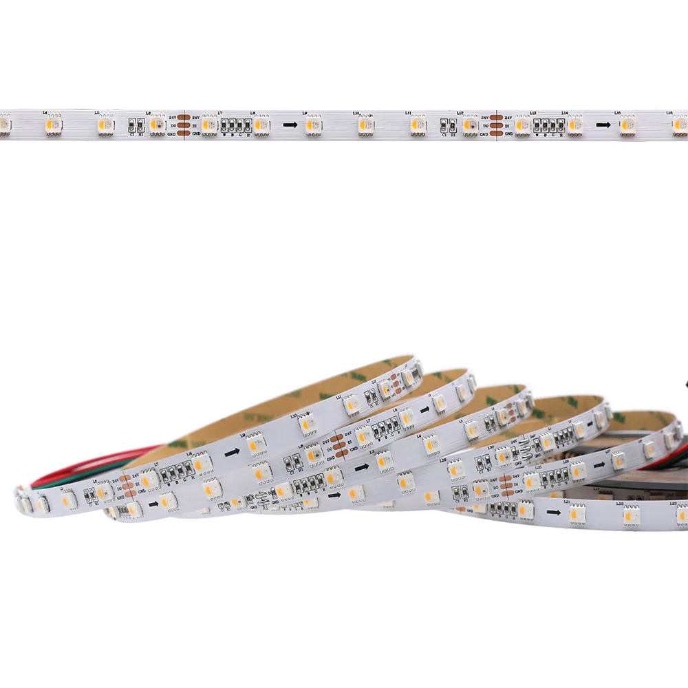 24V Built-In SK6812 IC 6-LED Addressable RGBW 6000K Lights Strip 24V Built-In SK6812 IC 6-LED Addressable RGBW 6000K Lights Strip