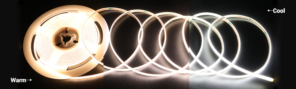 Slim Tunable White COB Lighting Strip | SuperLightingLED