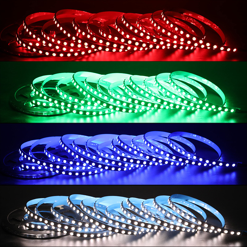 8 mm kleiner 5050 4-in-1 LED-WRGB-Lichtstreifen mit hoher Dichte, 24 V 8 mm kleiner 5050 4-in-1 LED-WRGB-Lichtstreifen mit hoher Dichte, 24 V