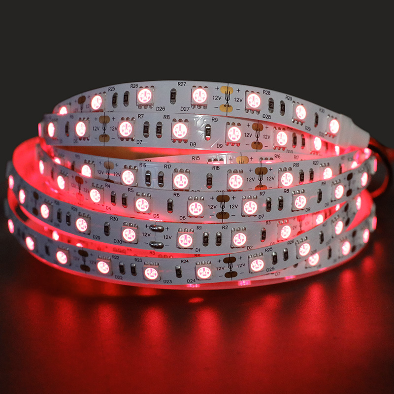 SMD 5050 Tri-Chip-LED, fernrot, 730 nm, Lichtleiste, 300 Dioden, 5 m