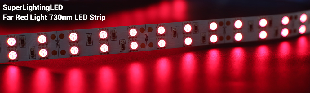 SuperLightingLED Red 730nm LED Strips