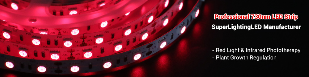 SuperLightingLED Premium 730nm LED Strip Lights