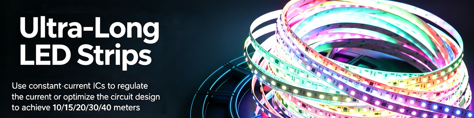Ultra Long DC 24V LED Strip Lighting | SuperLightingLED